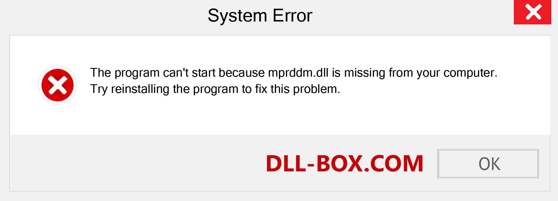  mprddm.dll file is missing?. Download for Windows 7, 8, 10 - Fix  mprddm dll Missing Error on Windows, photos, images